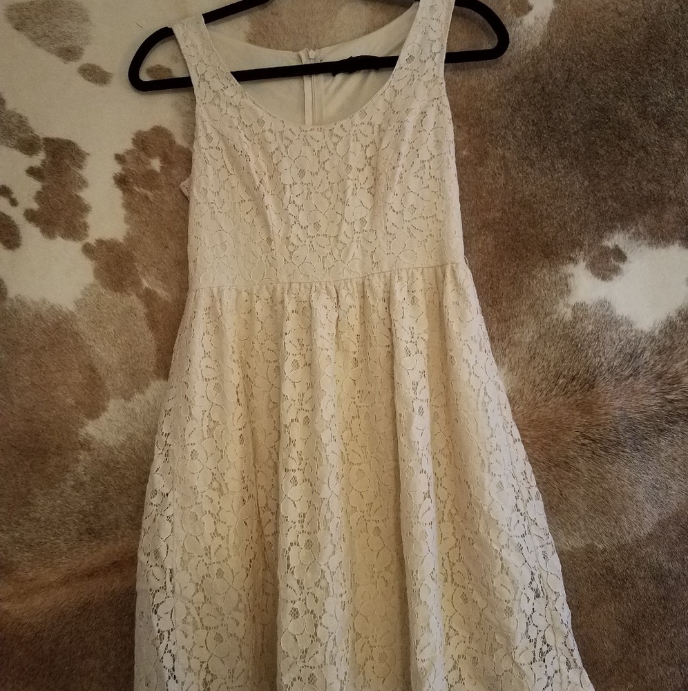 Cream dress from Kohls